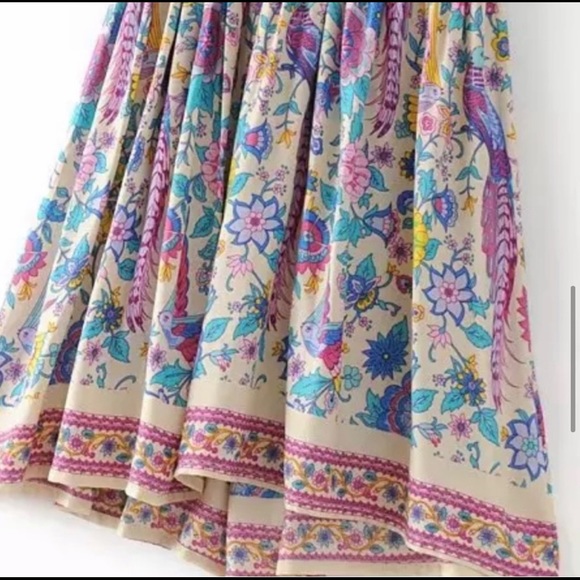 Spell Floral Bird Mini Dress Replica - Picture 7 of 8